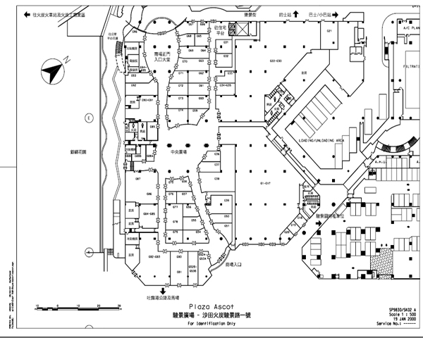 Floor Plan of Plaza Ascot